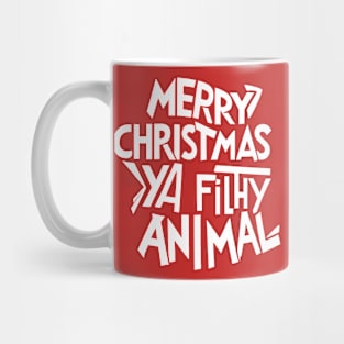 Merry Christmas ya filthy animal Mug